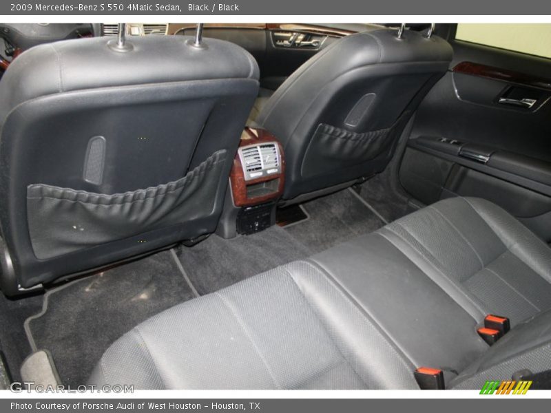 Black / Black 2009 Mercedes-Benz S 550 4Matic Sedan