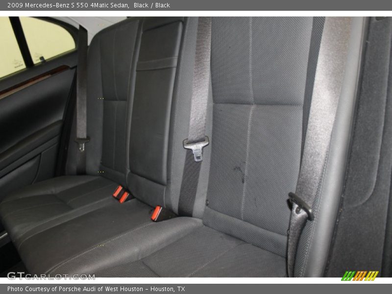 Black / Black 2009 Mercedes-Benz S 550 4Matic Sedan