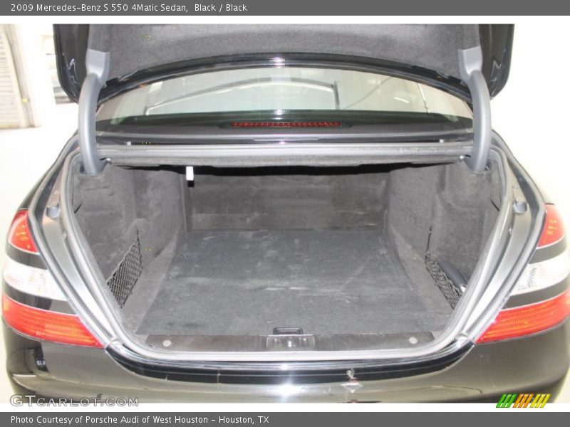 Black / Black 2009 Mercedes-Benz S 550 4Matic Sedan