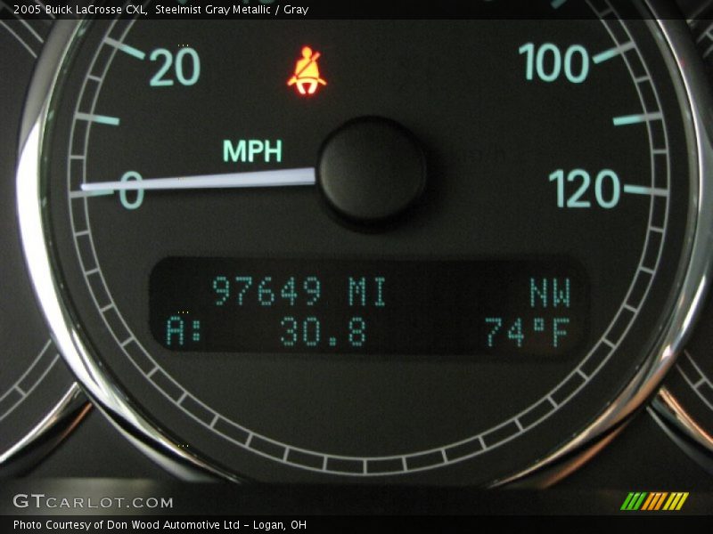 Steelmist Gray Metallic / Gray 2005 Buick LaCrosse CXL
