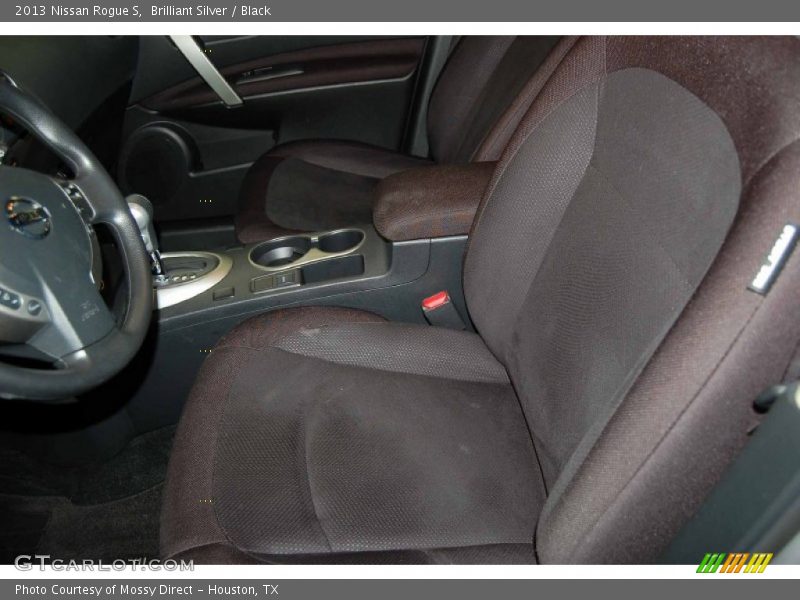 Brilliant Silver / Black 2013 Nissan Rogue S