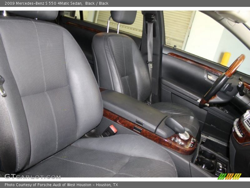 Black / Black 2009 Mercedes-Benz S 550 4Matic Sedan