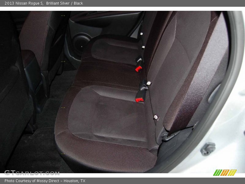 Brilliant Silver / Black 2013 Nissan Rogue S