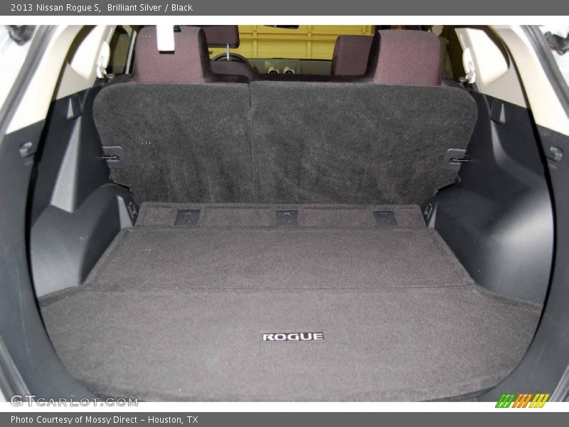 Brilliant Silver / Black 2013 Nissan Rogue S