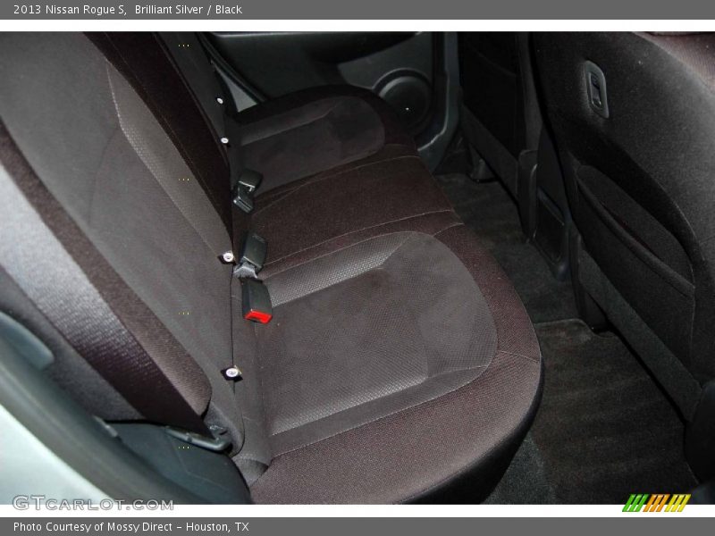Brilliant Silver / Black 2013 Nissan Rogue S