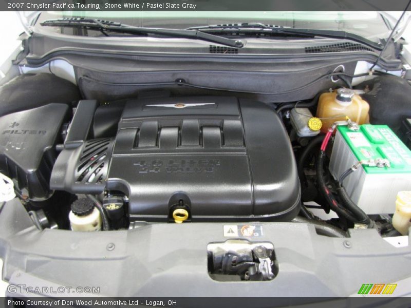 Stone White / Pastel Slate Gray 2007 Chrysler Pacifica Touring