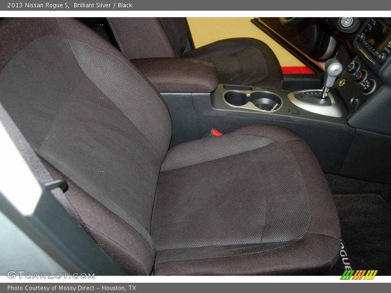 Brilliant Silver / Black 2013 Nissan Rogue S