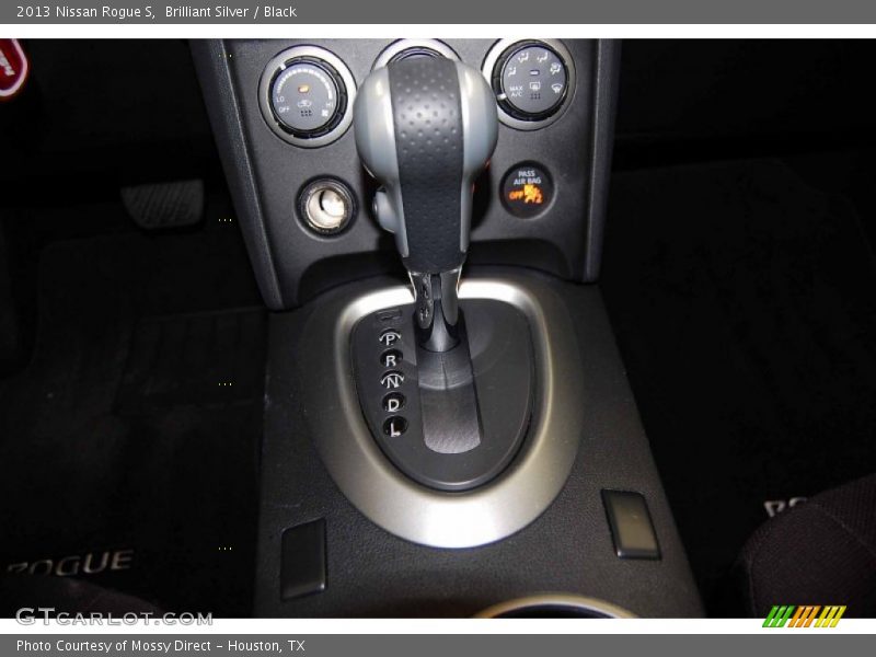 Brilliant Silver / Black 2013 Nissan Rogue S