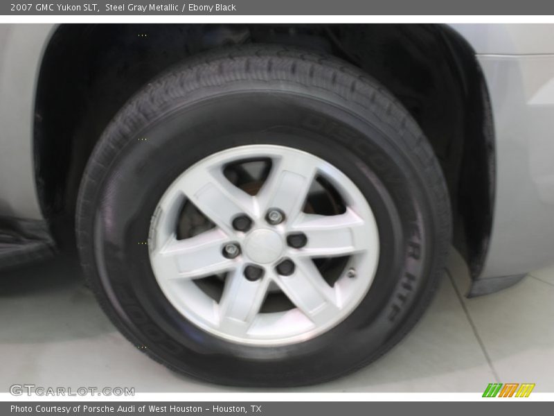 Steel Gray Metallic / Ebony Black 2007 GMC Yukon SLT