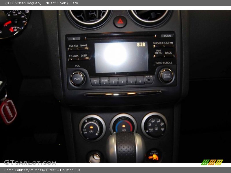Brilliant Silver / Black 2013 Nissan Rogue S