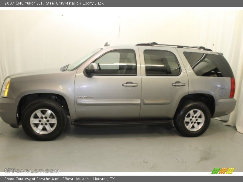 Steel Gray Metallic / Ebony Black 2007 GMC Yukon SLT