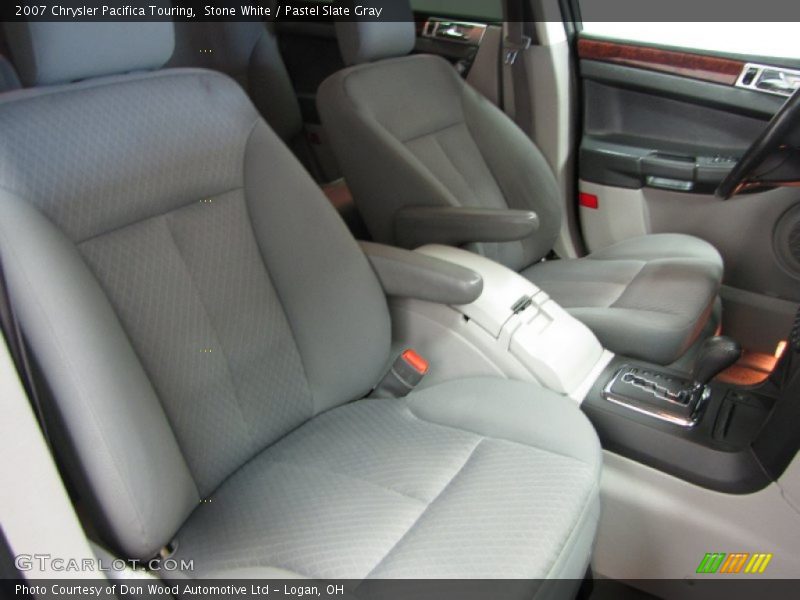 Stone White / Pastel Slate Gray 2007 Chrysler Pacifica Touring