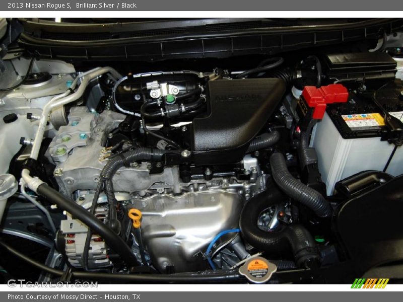 Brilliant Silver / Black 2013 Nissan Rogue S