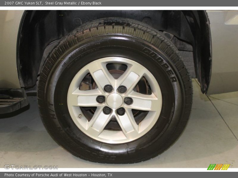 Steel Gray Metallic / Ebony Black 2007 GMC Yukon SLT
