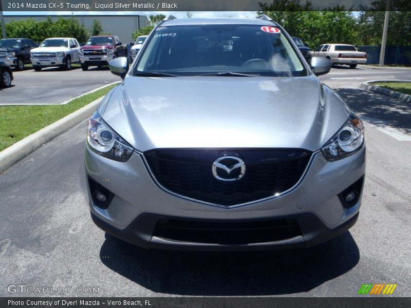 Liquid Silver Metallic / Black 2014 Mazda CX-5 Touring