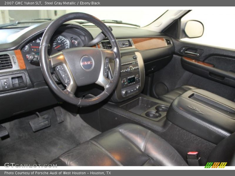Steel Gray Metallic / Ebony Black 2007 GMC Yukon SLT