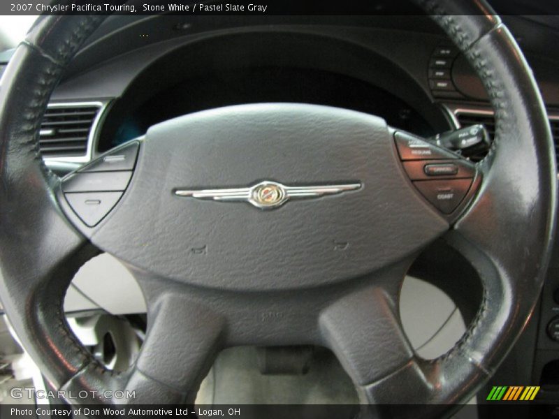 Stone White / Pastel Slate Gray 2007 Chrysler Pacifica Touring