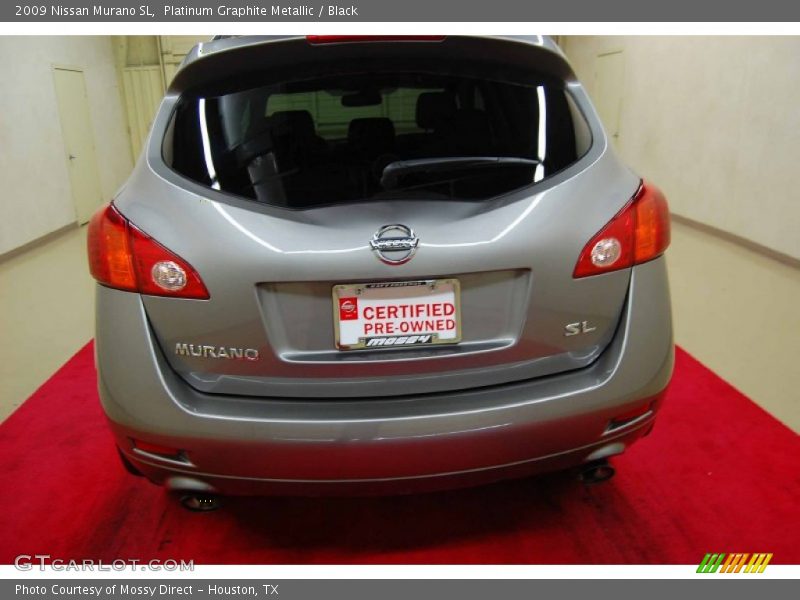 Platinum Graphite Metallic / Black 2009 Nissan Murano SL