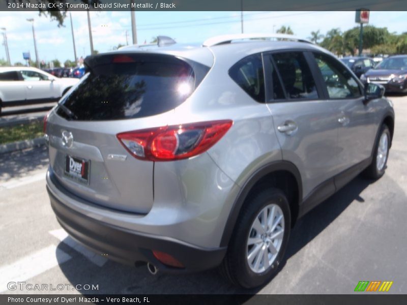 Liquid Silver Metallic / Black 2014 Mazda CX-5 Touring