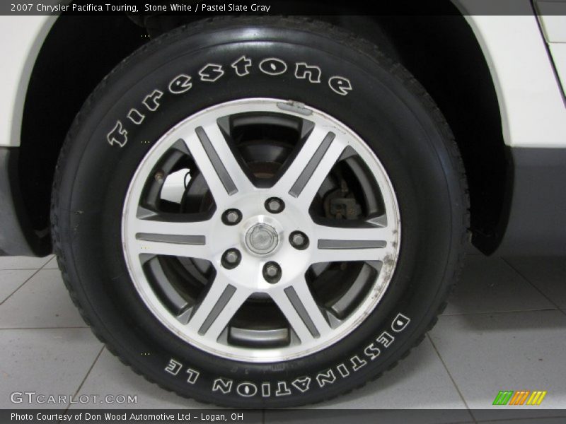 Stone White / Pastel Slate Gray 2007 Chrysler Pacifica Touring