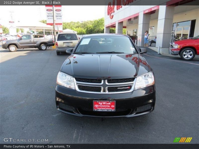 Black / Black 2012 Dodge Avenger SE