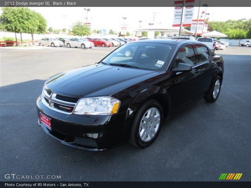 Black / Black 2012 Dodge Avenger SE