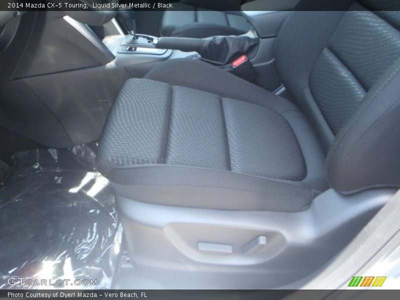 Liquid Silver Metallic / Black 2014 Mazda CX-5 Touring