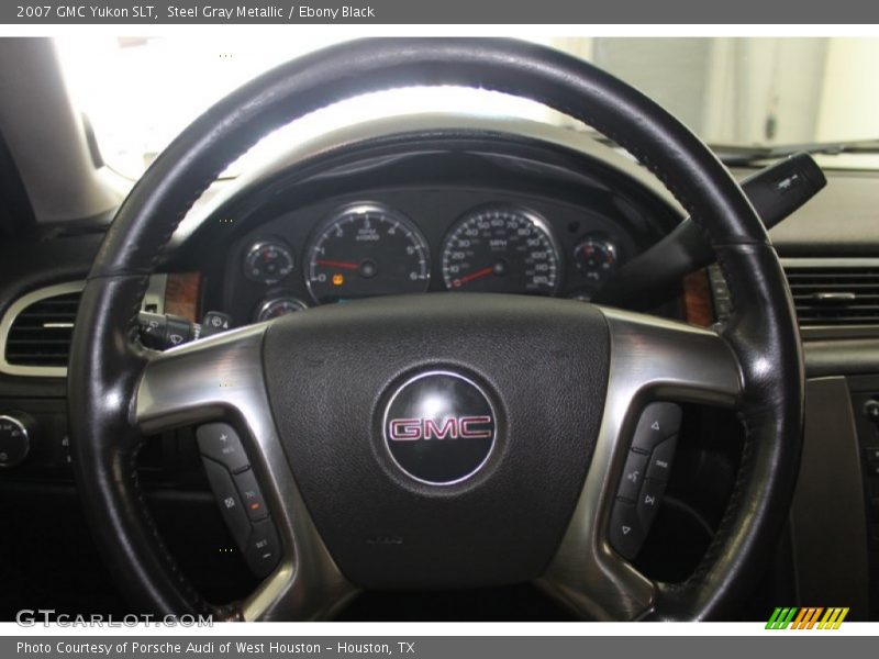 Steel Gray Metallic / Ebony Black 2007 GMC Yukon SLT