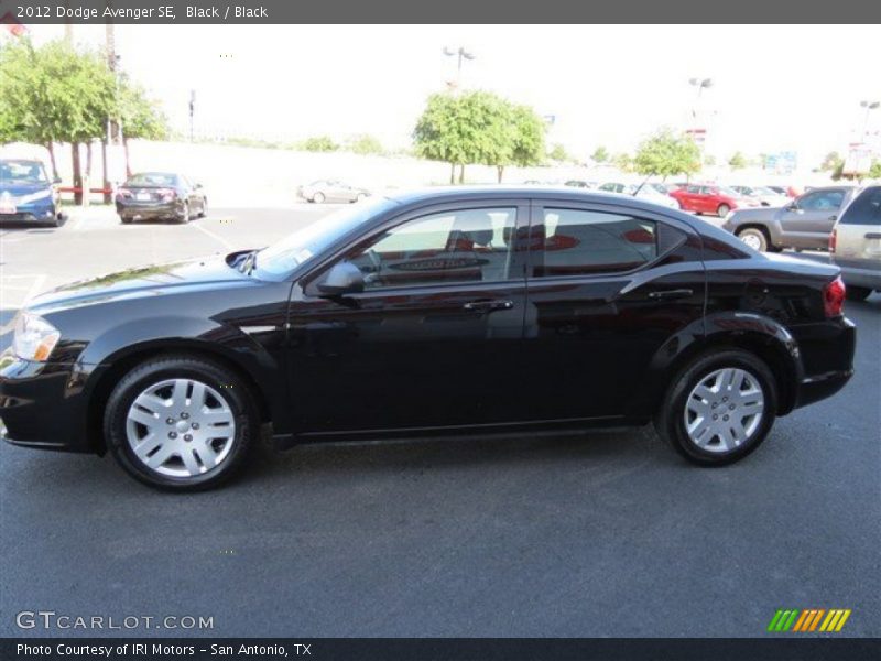 Black / Black 2012 Dodge Avenger SE