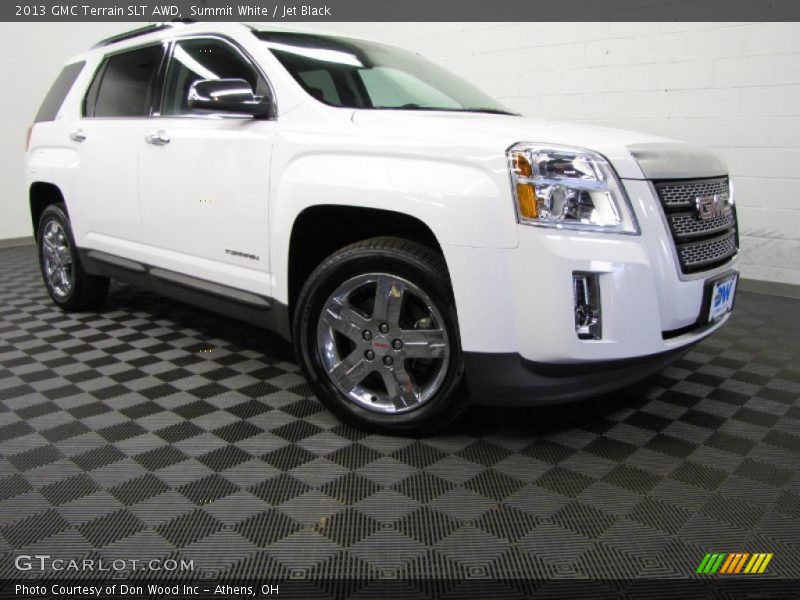 Summit White / Jet Black 2013 GMC Terrain SLT AWD