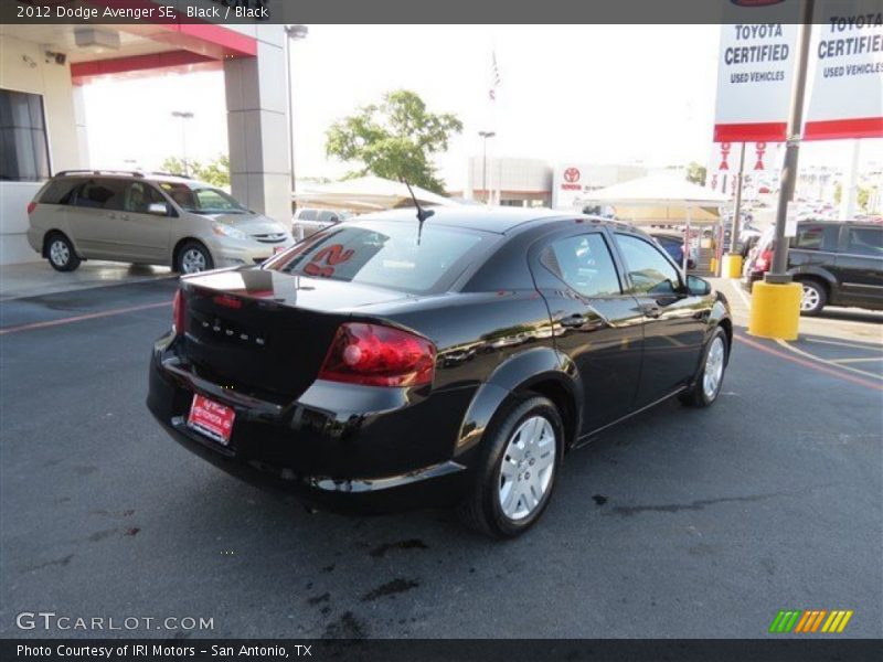 Black / Black 2012 Dodge Avenger SE