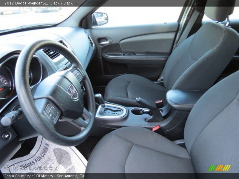 Black / Black 2012 Dodge Avenger SE
