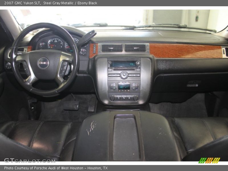 Steel Gray Metallic / Ebony Black 2007 GMC Yukon SLT