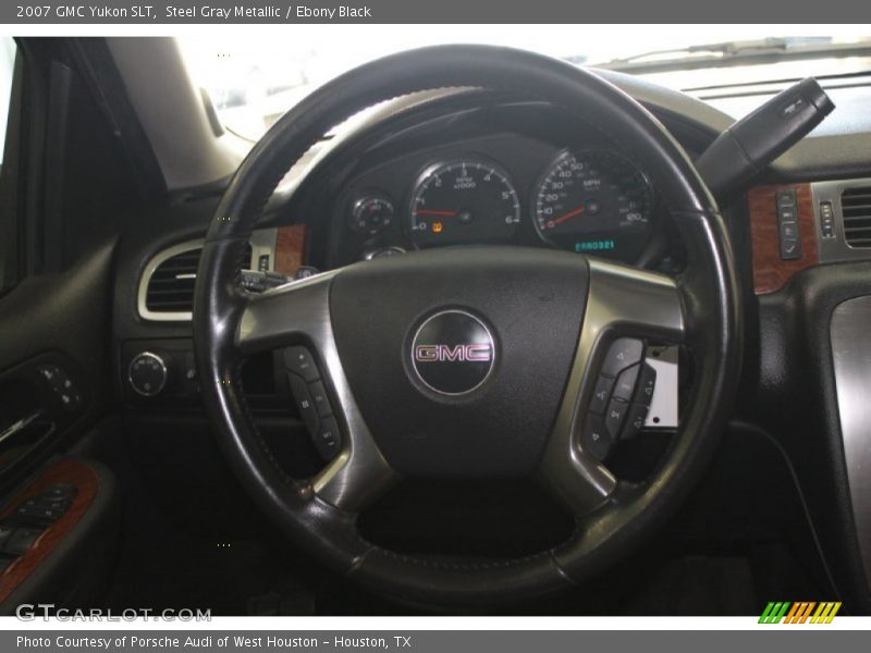 Steel Gray Metallic / Ebony Black 2007 GMC Yukon SLT