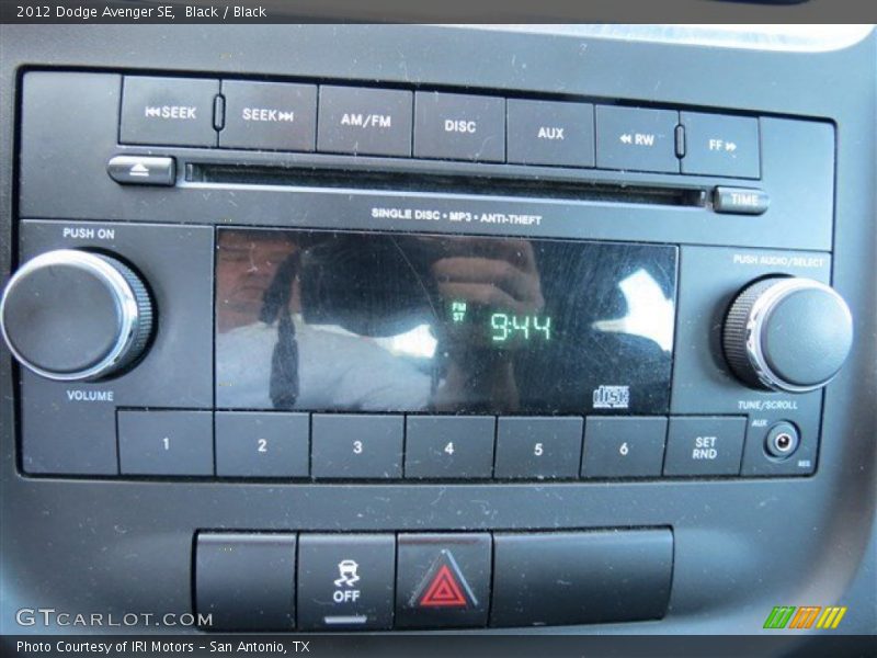 Black / Black 2012 Dodge Avenger SE