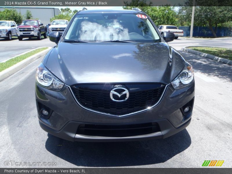 Meteor Gray Mica / Black 2014 Mazda CX-5 Grand Touring
