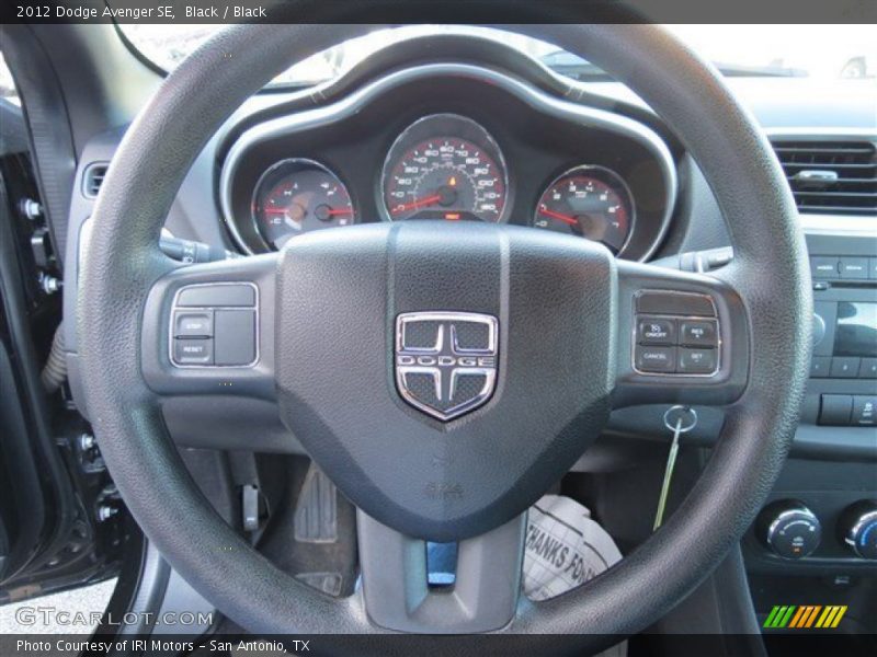 Black / Black 2012 Dodge Avenger SE