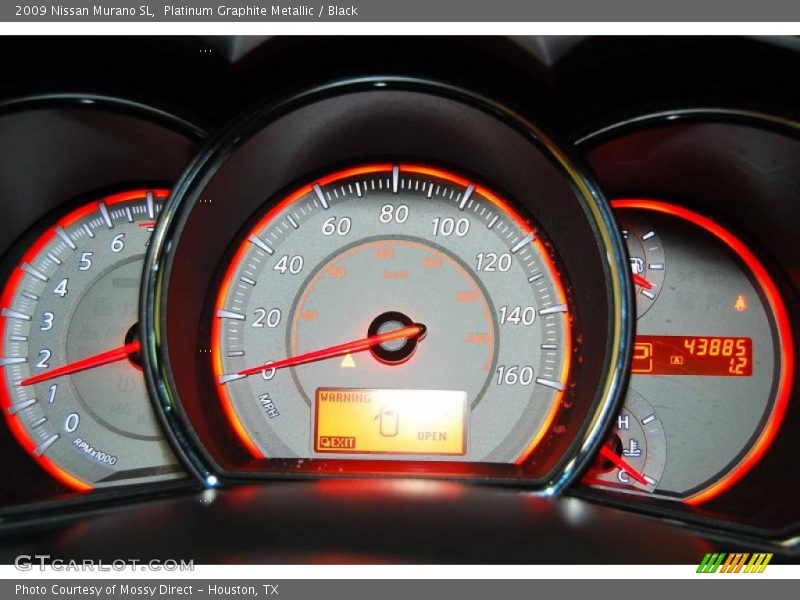 Platinum Graphite Metallic / Black 2009 Nissan Murano SL