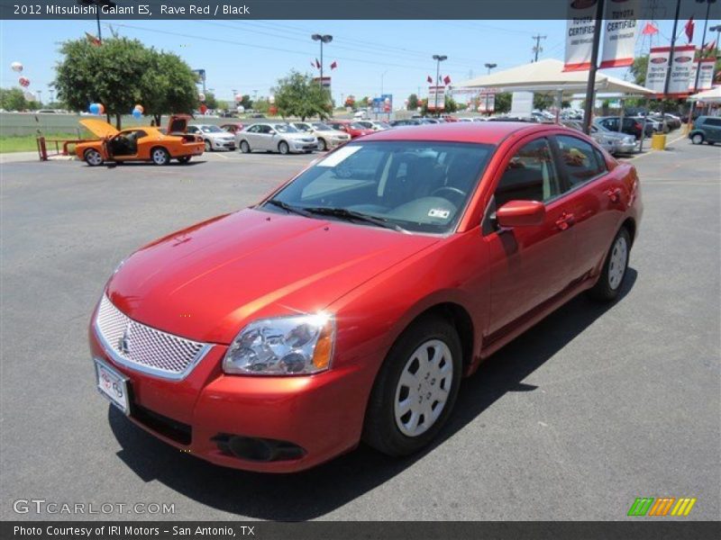 Rave Red / Black 2012 Mitsubishi Galant ES