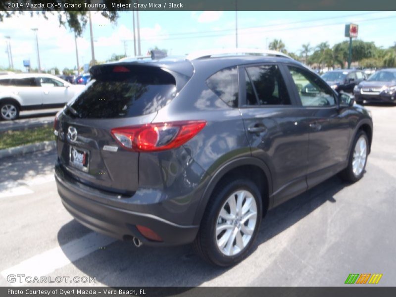 Meteor Gray Mica / Black 2014 Mazda CX-5 Grand Touring