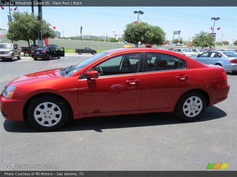 Rave Red / Black 2012 Mitsubishi Galant ES