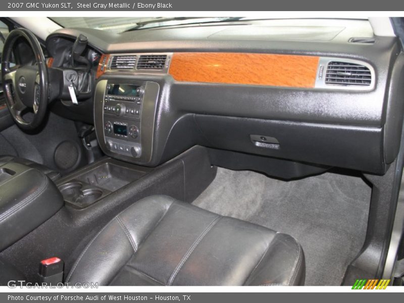 Steel Gray Metallic / Ebony Black 2007 GMC Yukon SLT