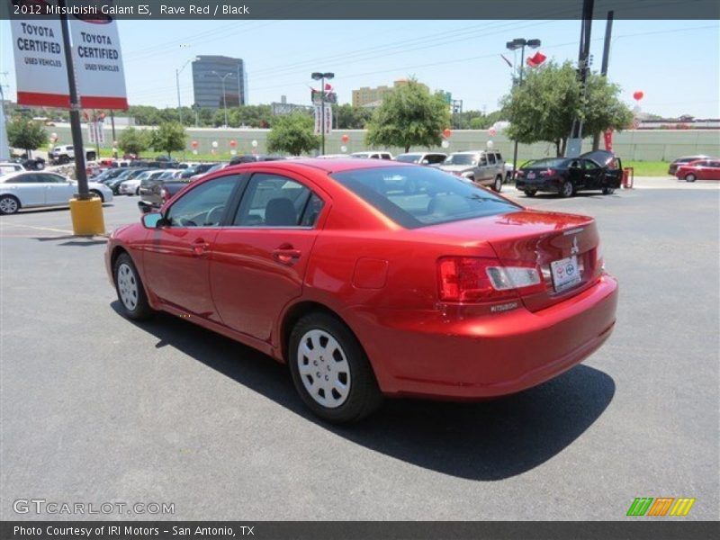 Rave Red / Black 2012 Mitsubishi Galant ES
