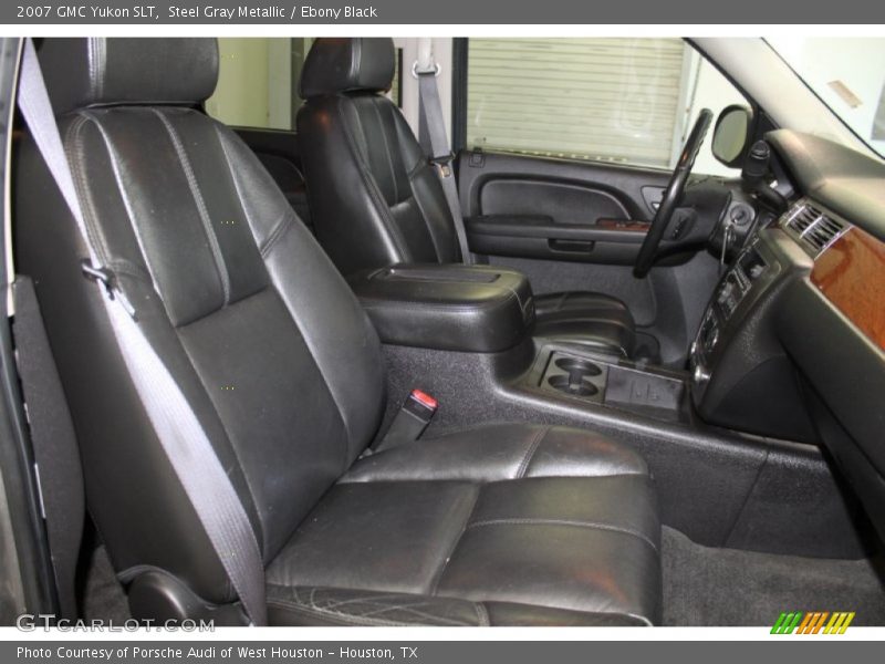 Steel Gray Metallic / Ebony Black 2007 GMC Yukon SLT