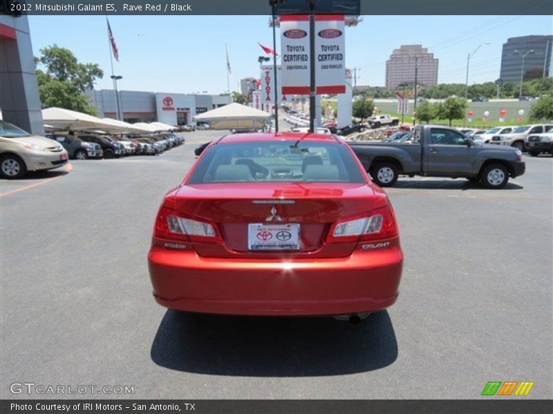 Rave Red / Black 2012 Mitsubishi Galant ES