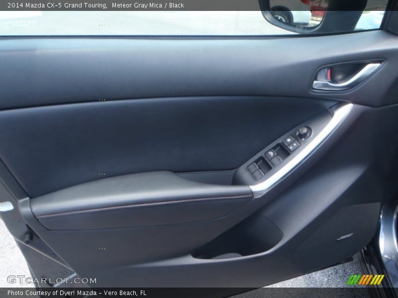 Meteor Gray Mica / Black 2014 Mazda CX-5 Grand Touring