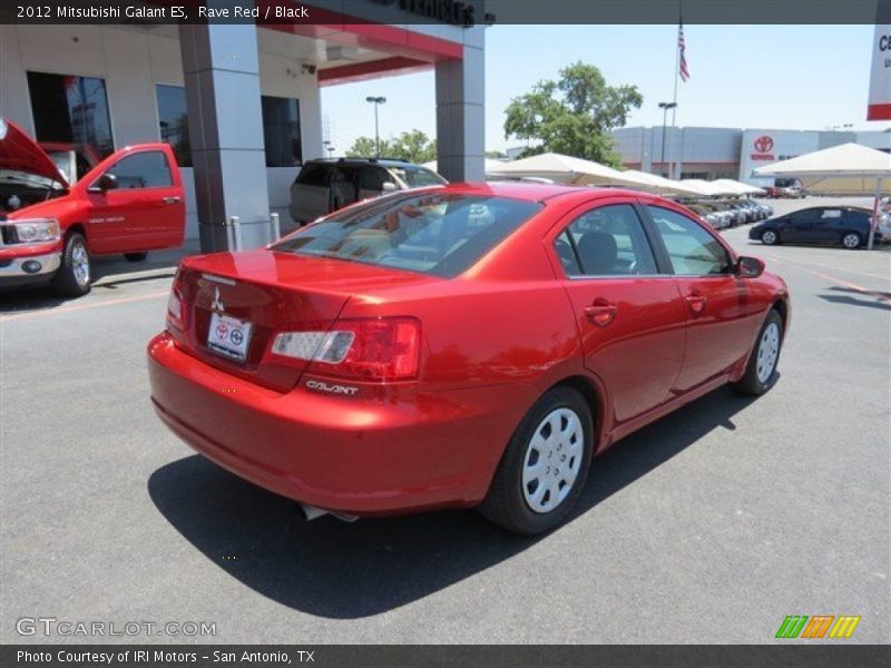 Rave Red / Black 2012 Mitsubishi Galant ES