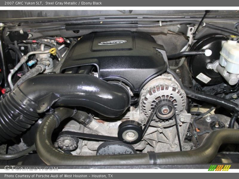 Steel Gray Metallic / Ebony Black 2007 GMC Yukon SLT