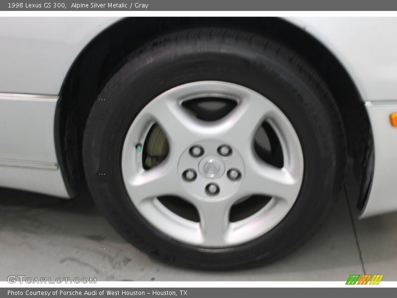 Alpine Silver Metalic / Gray 1998 Lexus GS 300