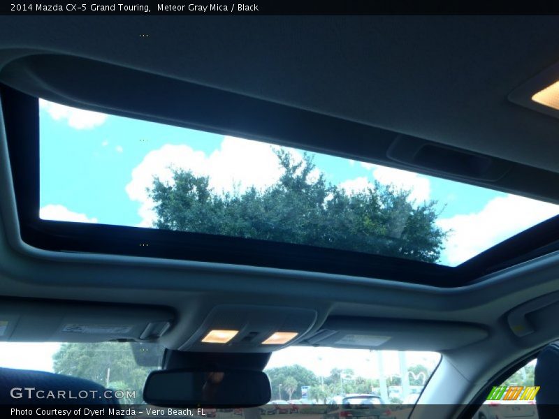 Meteor Gray Mica / Black 2014 Mazda CX-5 Grand Touring